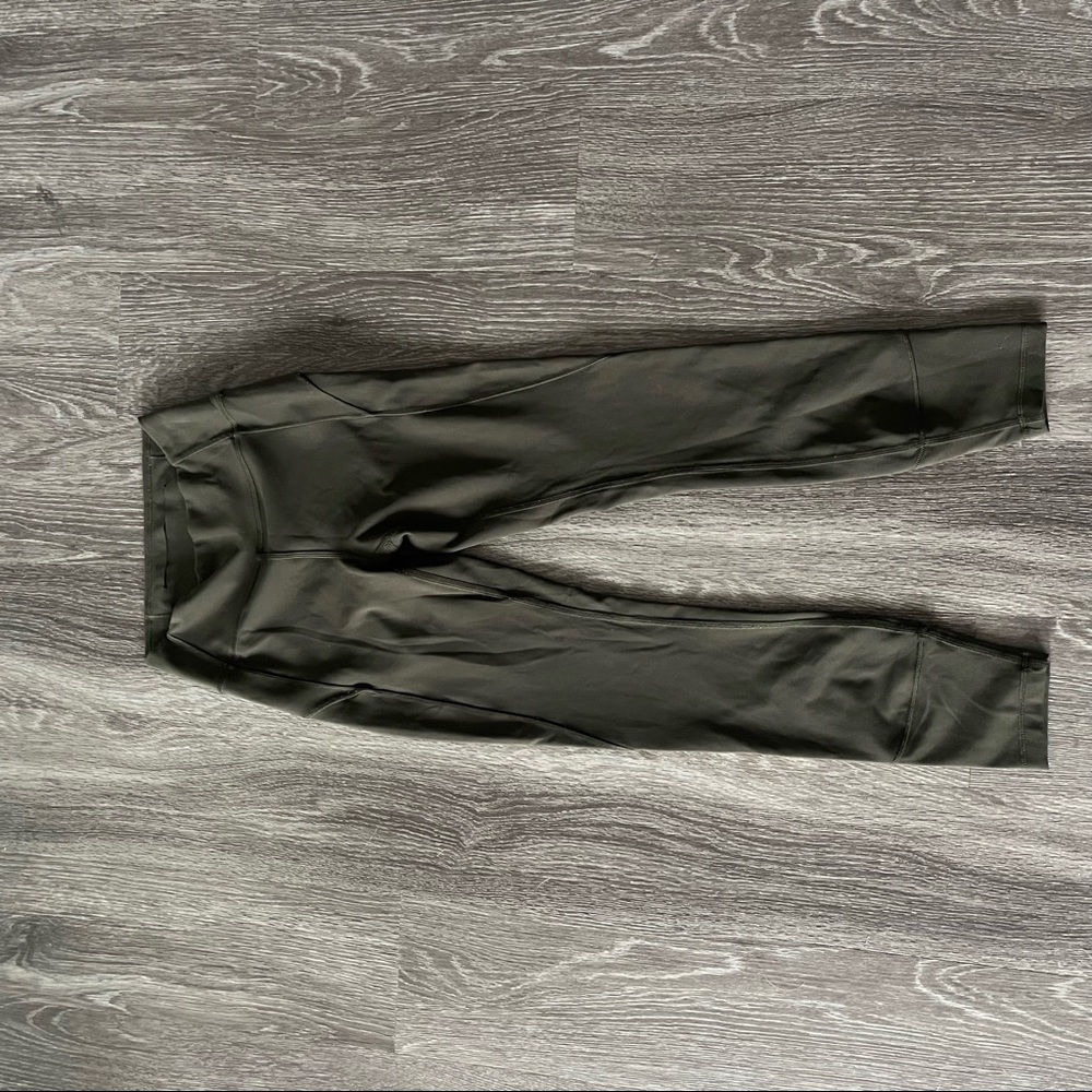 Lululemon Army Green Leggings - Picture 6 of 7